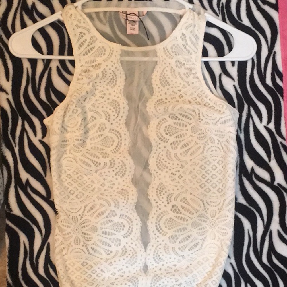 NWOT (never worn) VS lace and mesh bodysuit